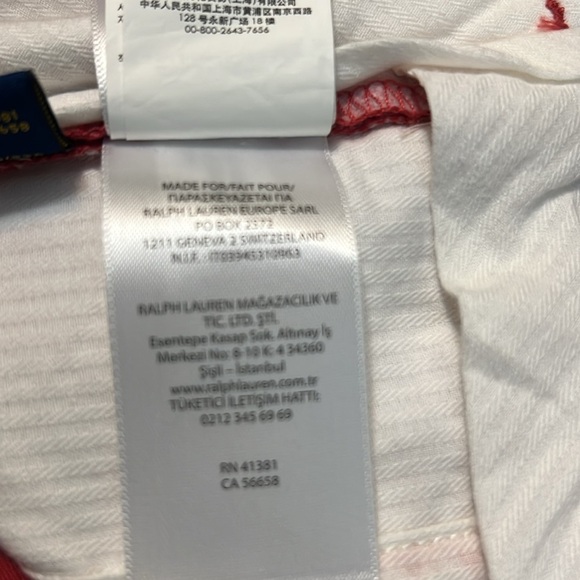 Polo by Ralph Lauren Red Slim Fit Pants - Picture 5 of 7